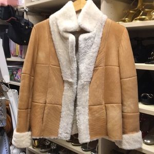 Leather Jacket with Real Lamb Skin